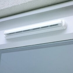 300mm White Window Trickle Vent for Ventilation