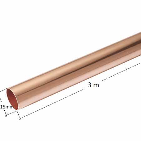 Copper Pipe 3m Tube