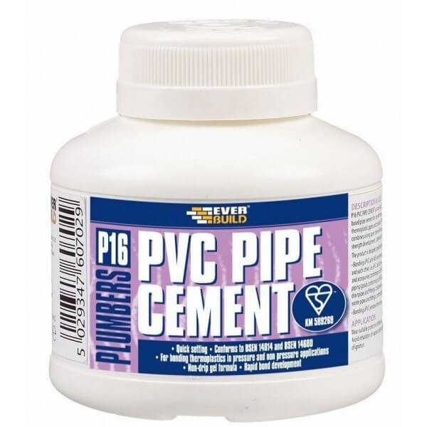 Plumbers PVC Pipe Cement 250ml