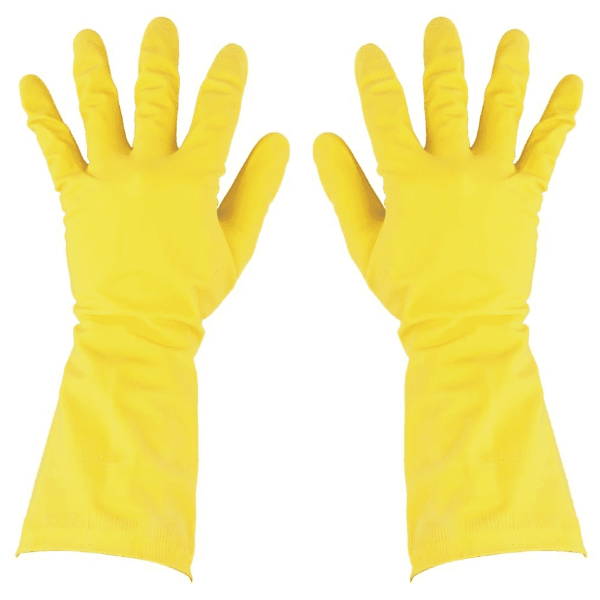 Rękawice lateksowe żółte...