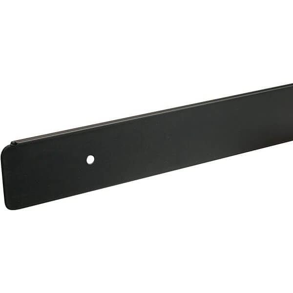black worktop trim end cap