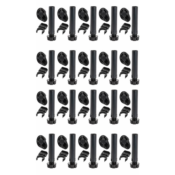 Grid of Ten Black Hardware Sets 1