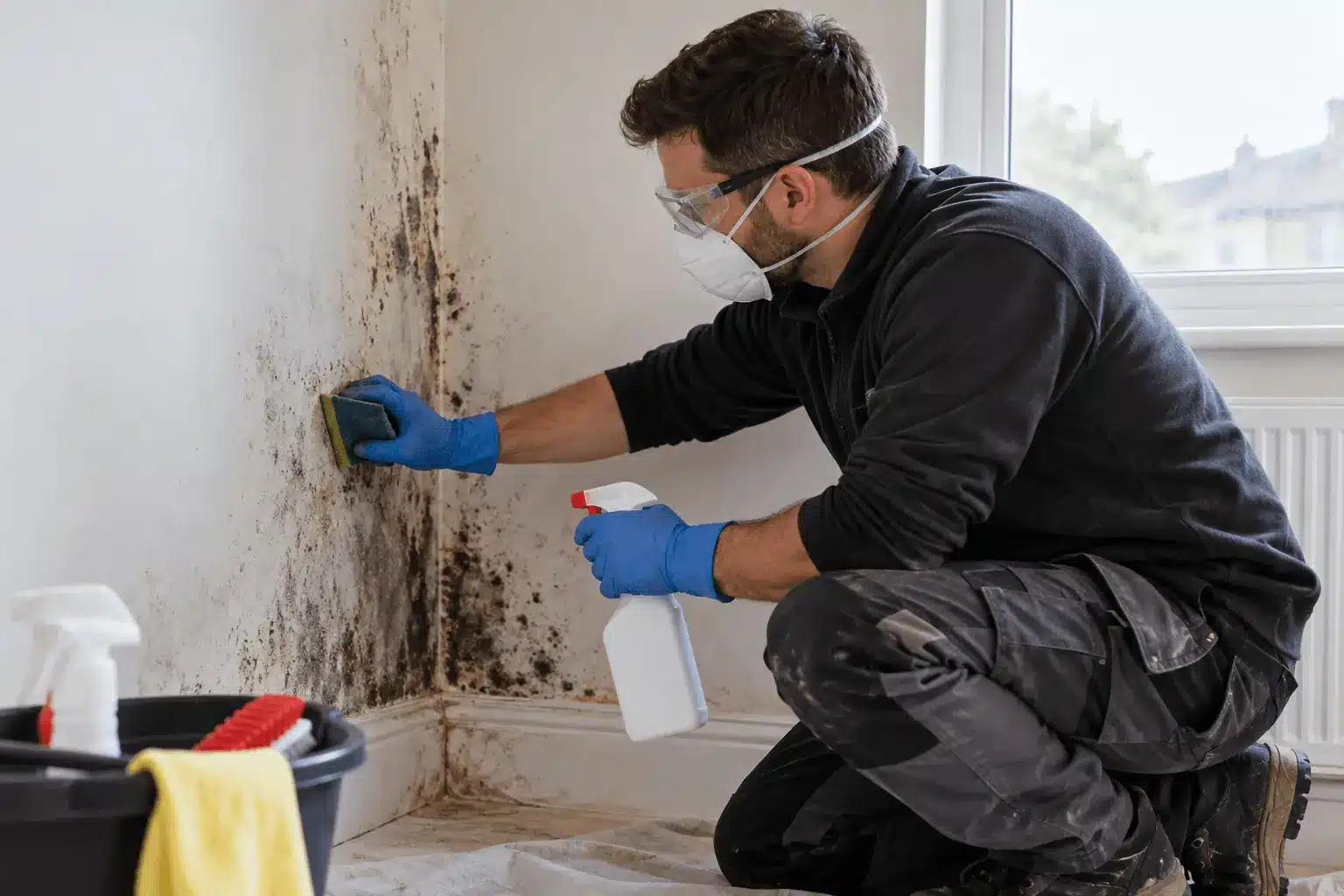 mold removal by the window (1)