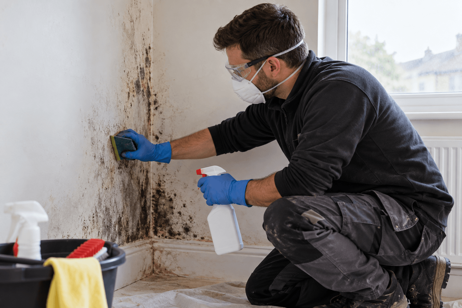 Mold Removal by the Window