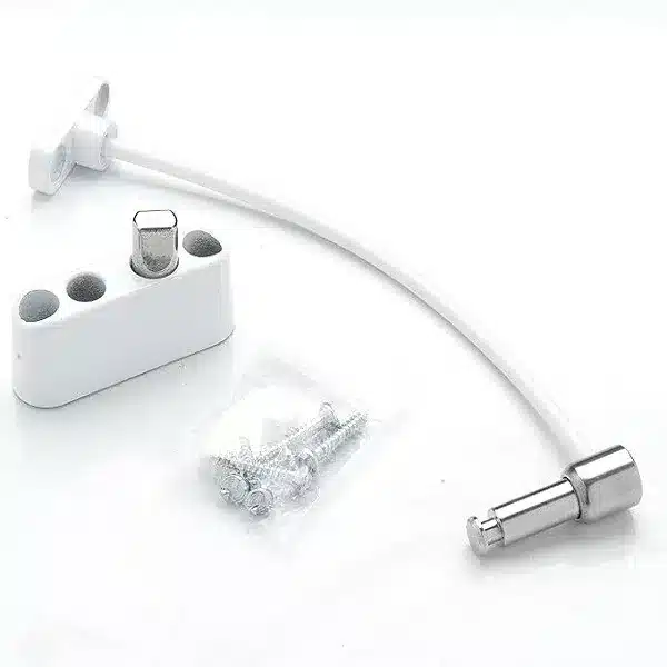 push release cable window restrictor