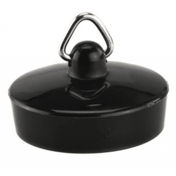 sinkbath plug black 44mm